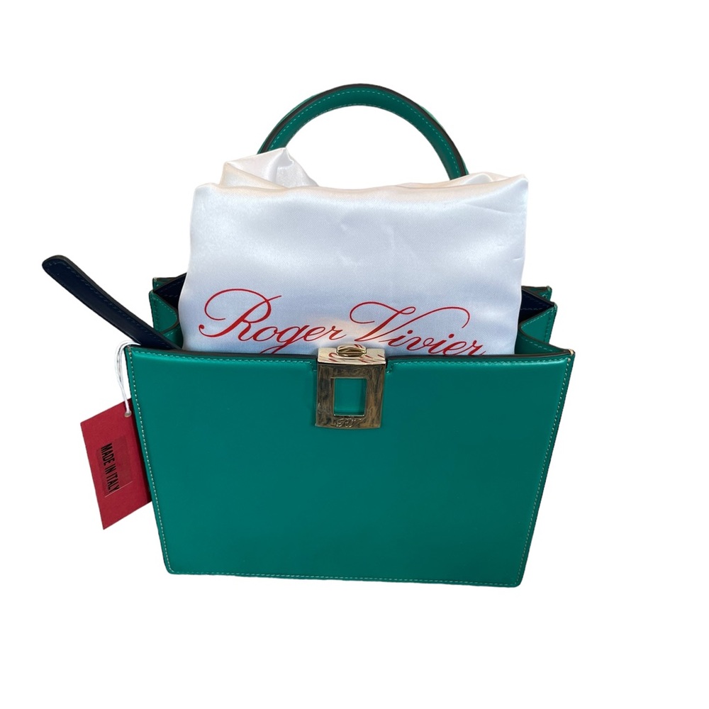 Roger Vivier So Mini Green & Blue Bag NWT - Picture 1 of 6
